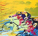 Leroy Neiman Indoor Cycling painting